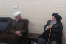 ديدار مدير حوزه علميه استان يزد با آيتالله سیدمحمدعلی موسوی جزایری