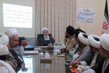 جلسه اخلاق كاربردي فصلي روحانيون در مديريت حوزه علميه استان يزد