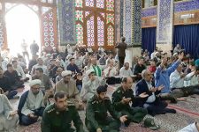 تصاوير / مراسم بزرگداشت مرحوم آیت الله قربانعلی محقق کابلی در مسجد حظيره يزد