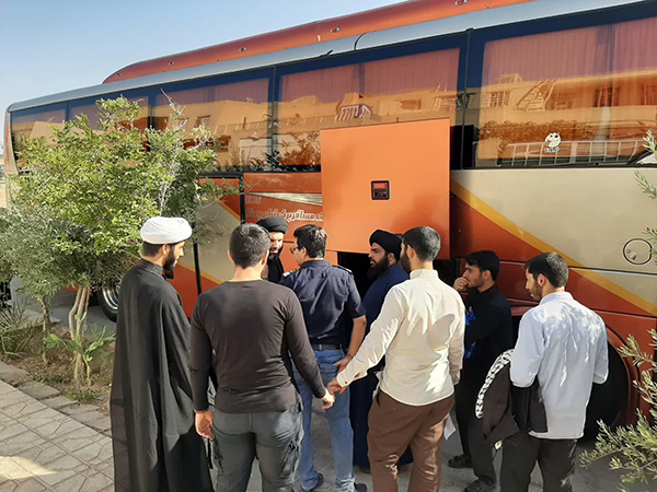 اعزام طلاب و روحانیون حوزه علمیه استان یزد به پیاده روی اربعین