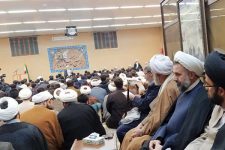 گزارش تصويري / تجدید بیعت با رهبر معظم انقلاب و گراميداشت روز بسيج طلاب و روحانيون
