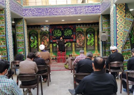 گزارش تصویری از مراسم عزاداری در مدیریت حوزه علمیه استان یزد