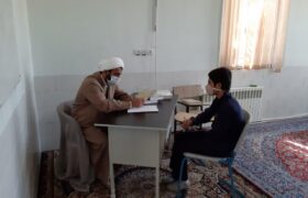 مصاحبه طرح میثاق طلاب مدرسه علمیه حضرت مهدی (عج) بهاباد برگزار شد