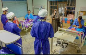 حضور طلاب جهادی در بیمارستان گودرز