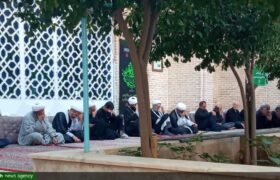 عزاداری روز نهم “تاسوعا” محرم در حوزه علمیه یزد مدرسه علمیه شفیعیه