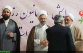 تجلیل از روحانیون جانباز در حوزه علمیه یزد