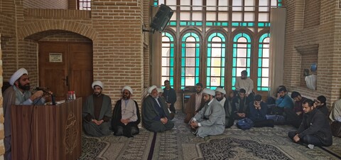 حضور مسئولان حوزه علمیه استان یزد در مدرسه علمیه خان + عکس