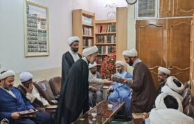 اساتید مدرسه علمیه حجت بن الحسن (عج) میبد تجلیل شدند + عکس
