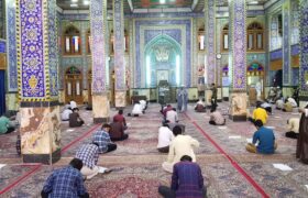 برگزاری آزمون ورودی حوزه های علمیه در مسجد حظیره یزد