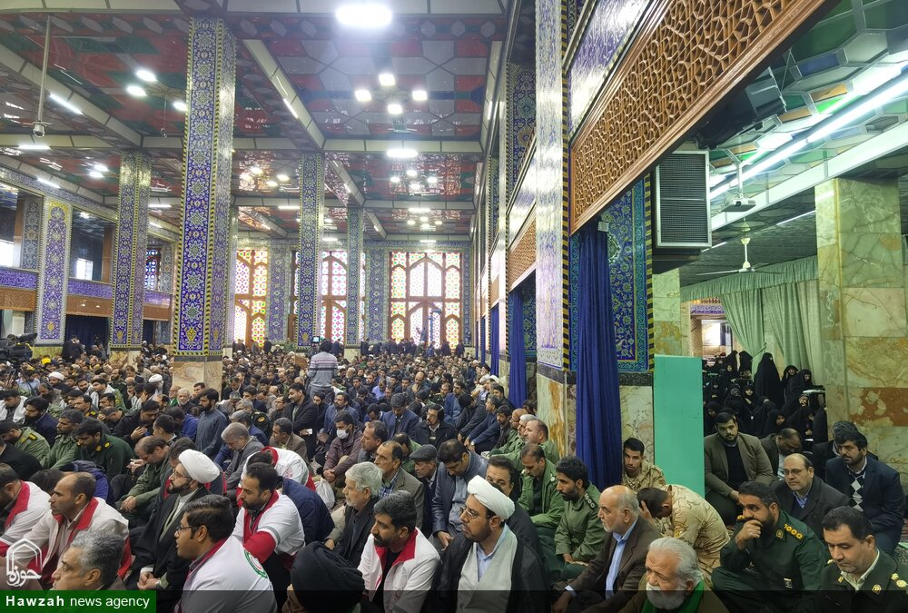 مراسم گرامیداشت یوم الله ٩ دی در مسجد روضه محمدیه (حظیره) شهر یزد